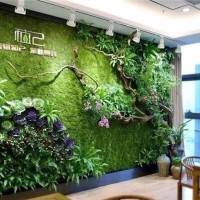 集成墙面园林景观设计制作_垂直绿化立体自然植物墙